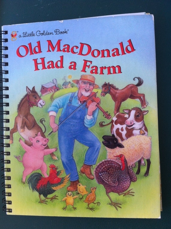 Items Similar To Journal- Old Macdonald Had A Farm - Made From 