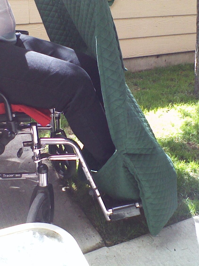 Wheelchair Blanket Power Chair Lap Blanket.Handmade quilted