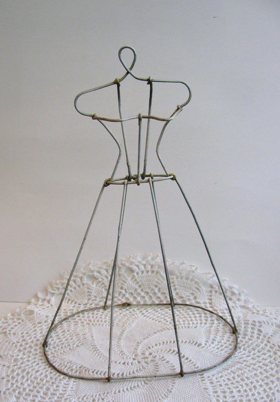 Wire Dress Form Figure Vintage
