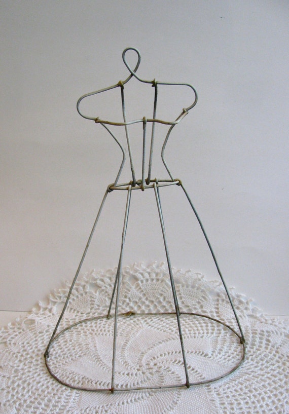 Wire Dress Form Figure Vintage