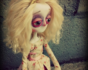 Gothic Art Doll, OOAK Handmade Dark Manor Doll: Princess Henrietta