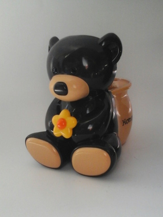 Adorable Teddy Bear Vase. HONEY POT BEAR. Florist Supply. Fun