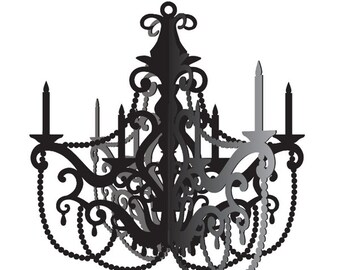 1/ Elegant Party Chandelier