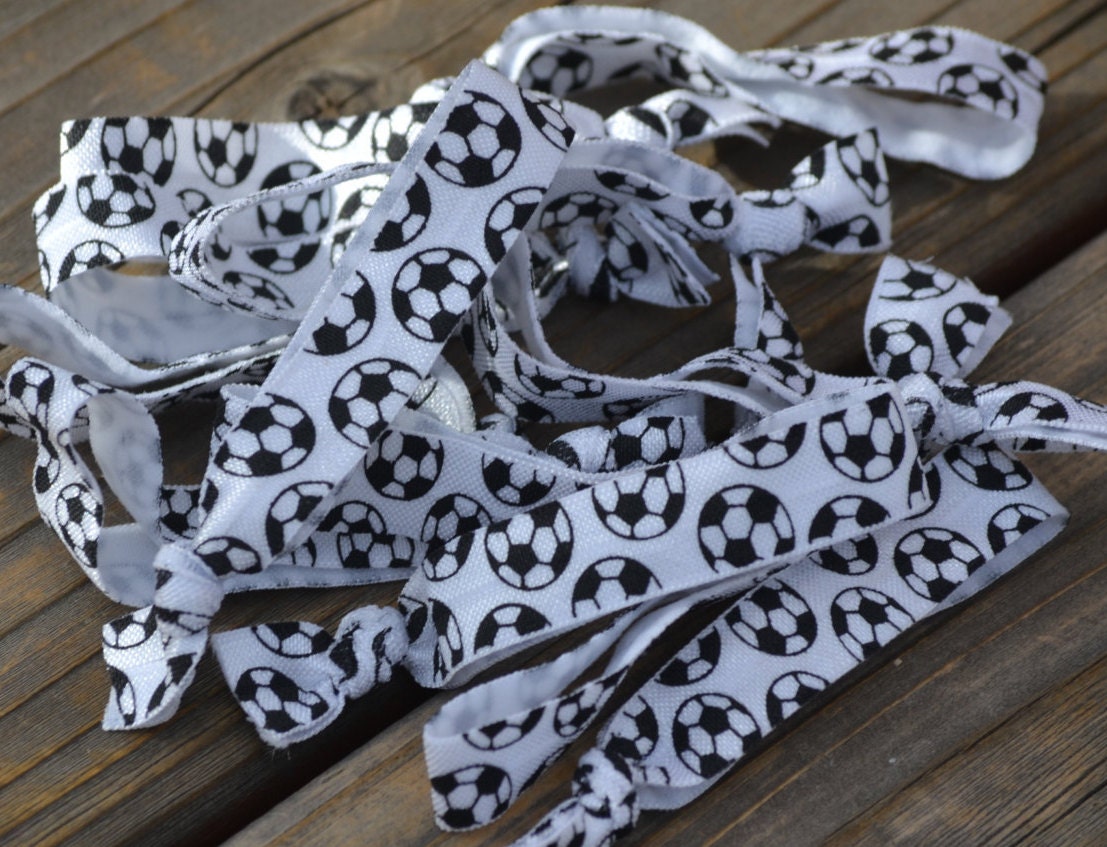 Soccer Hair Ties Party Pack Soccer Hair Accessories Soccer