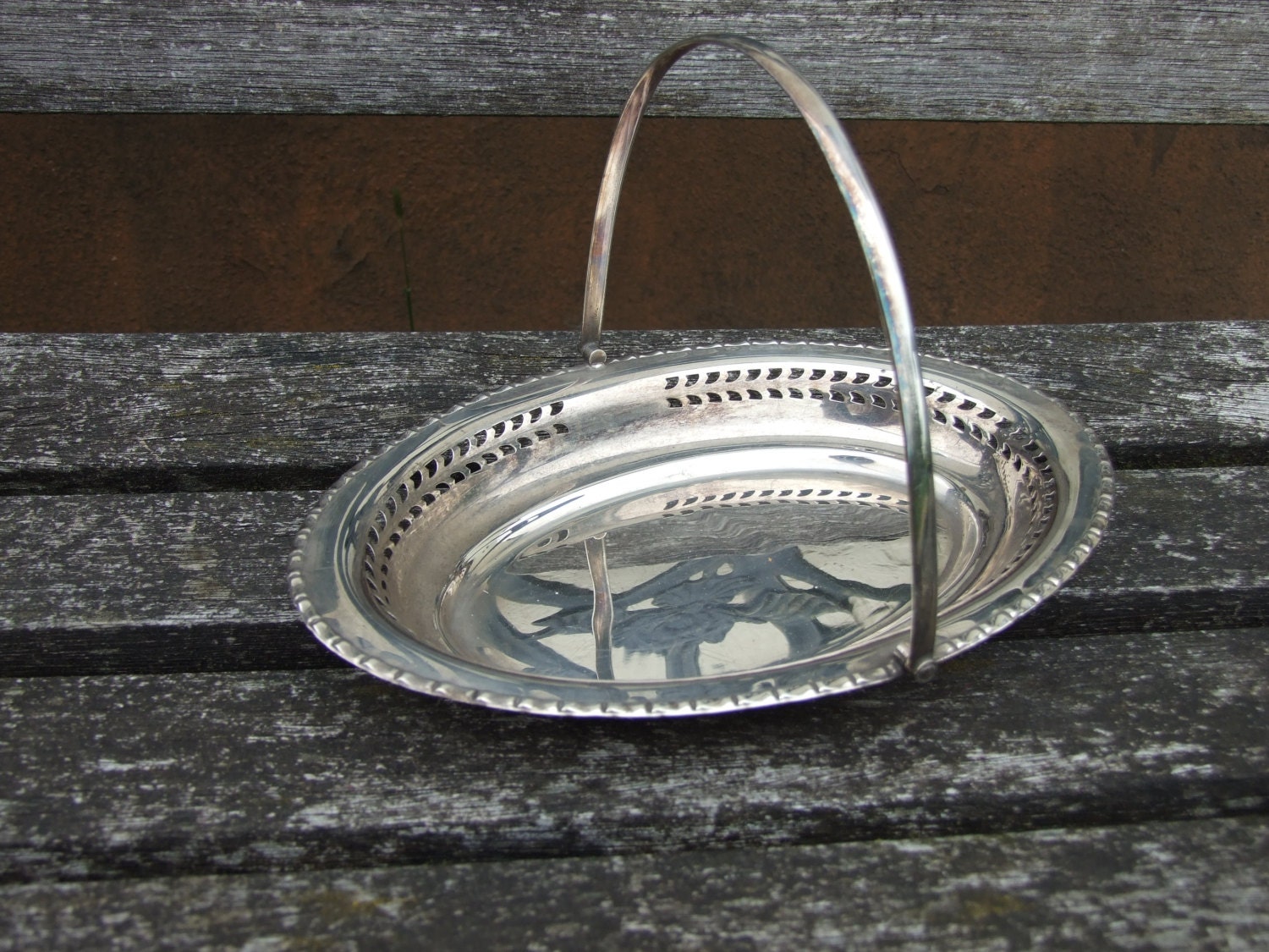 Silver Plate Oval Tray With Handle, England – Haute Juice