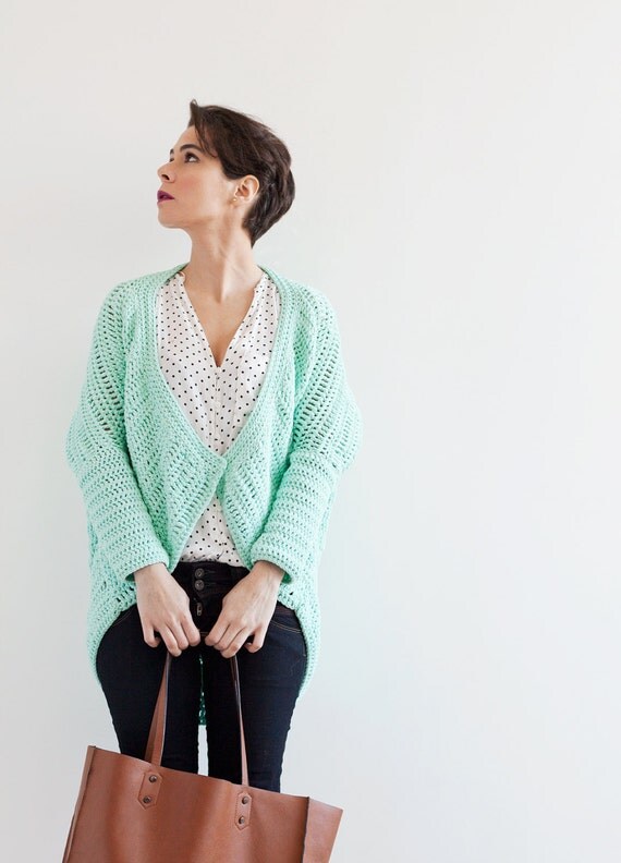 jacket crochet kimono pattern for jacket Mint kimono crochet by ElCostureroPattern pattern PDF