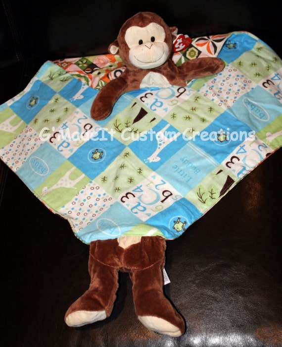 Plush Toy Snuggle Cuddle Blanket by GMadeIt on Etsy
