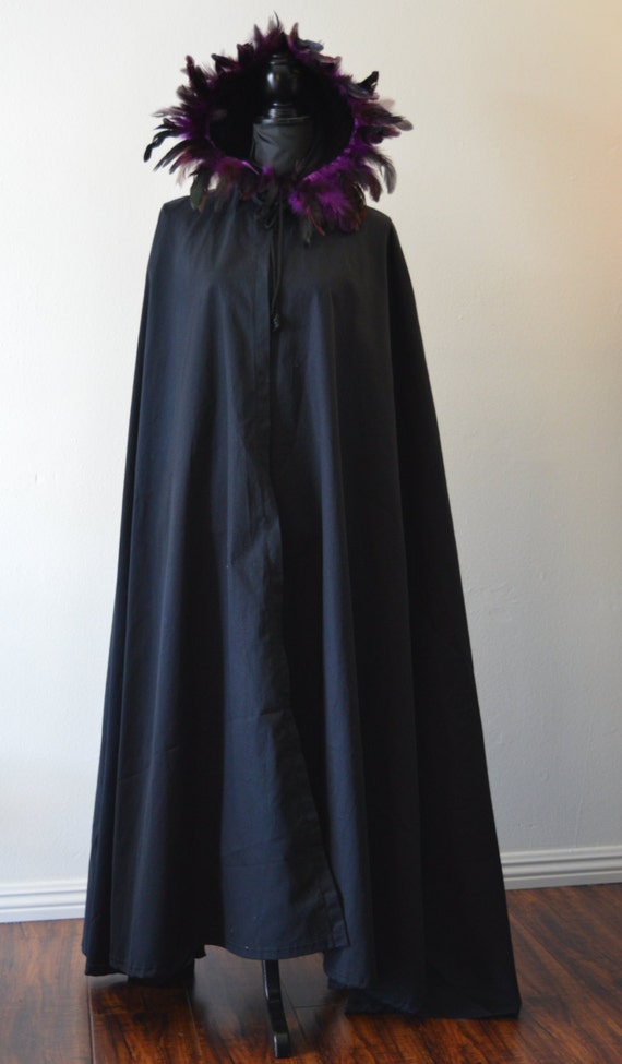 Costume Cape avec capuche druide païen fait à la par AtelierPucci