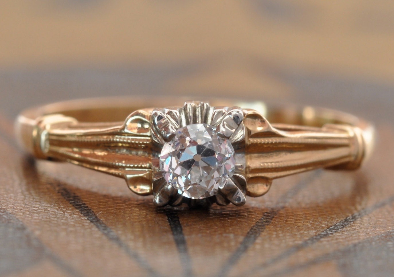 Antique Engagement Ring-1920s Engagement Ring-1930s Engagement