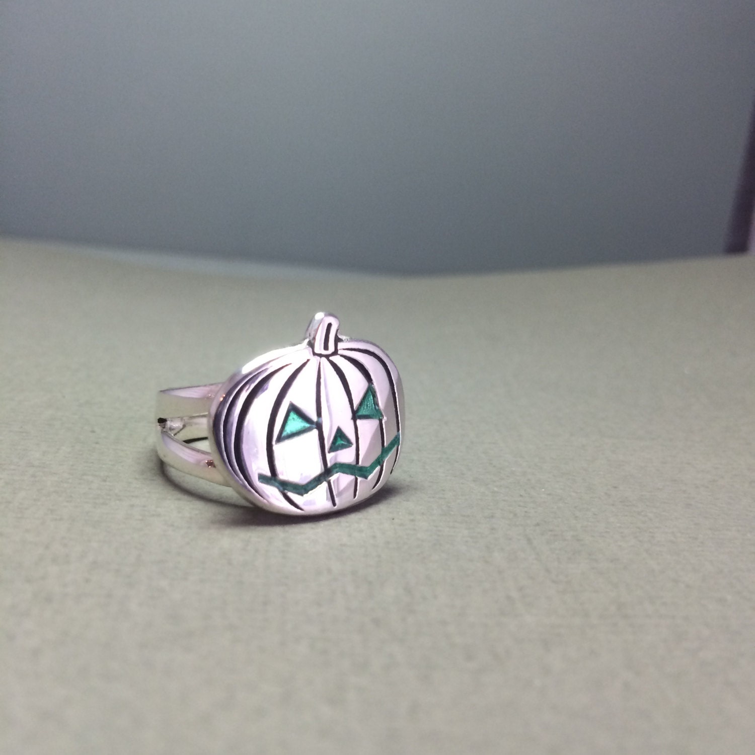 Sterling Silver Pumpkin Ring Handmade In The U.S.A