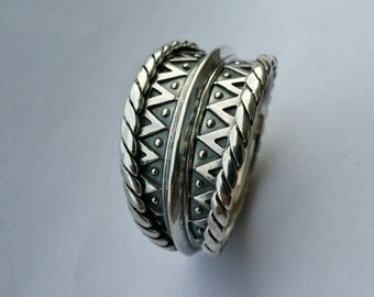 Handmade Sterling Silver Viking Ring