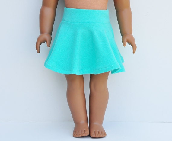 18 inch Doll Clothes - Skater Skirt, Mint, Separates, Bottoms, Mini