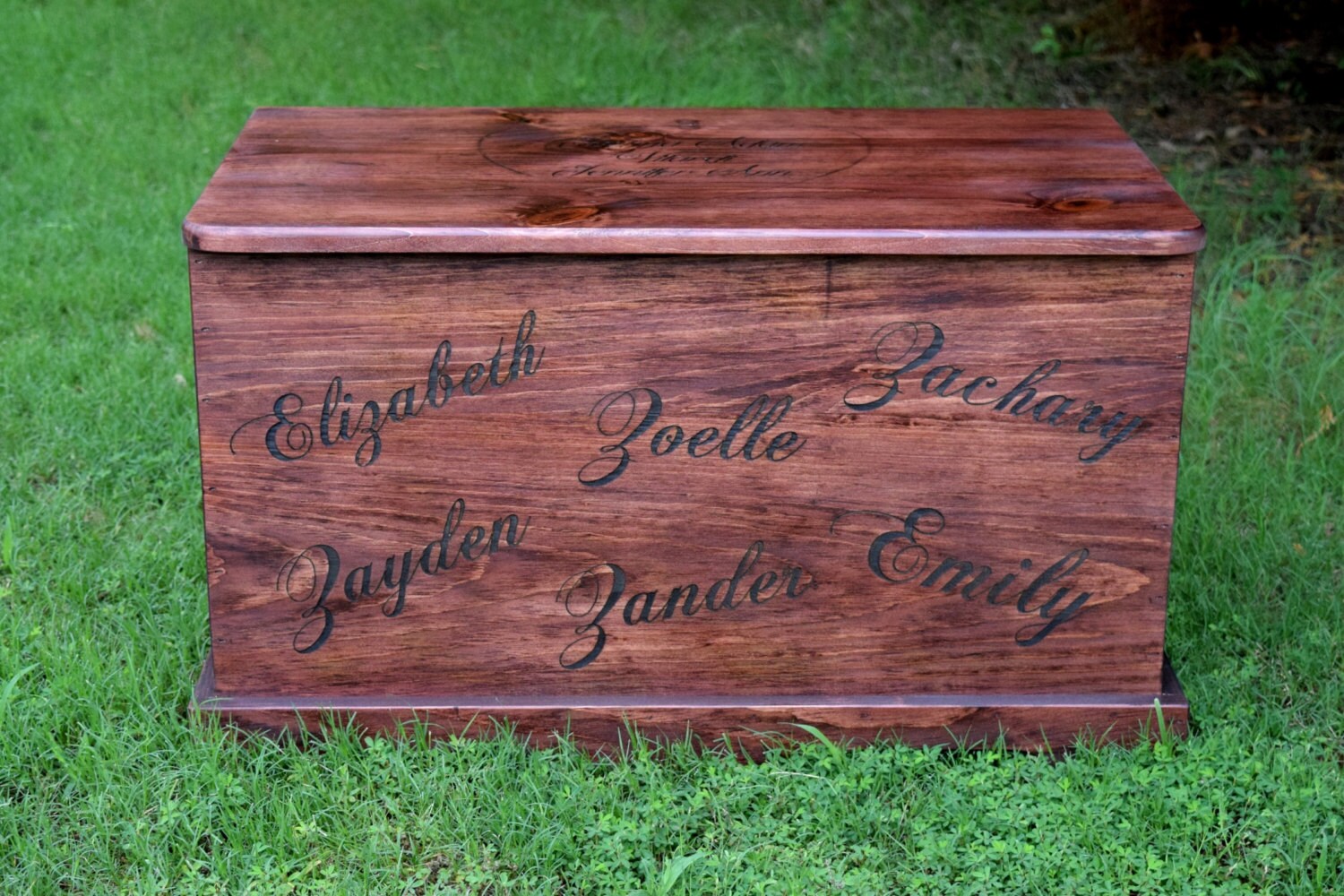 Extra Large 30x16x16 Kids Toy Chest Wooden Toy By Countrybarnbabe