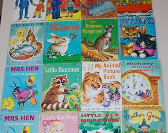 Choose One - Junior Elf Books Rand McNally 1940's 1950's 196's