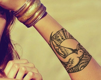 sparrow tattoo etsy sparrow tattoo etsy