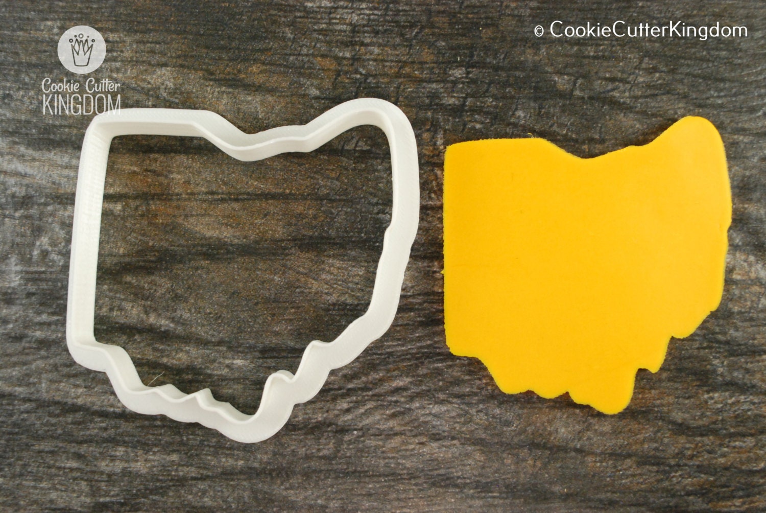 Ohio State Cookie Cutter Mini and Standard Sizes 3D Printed