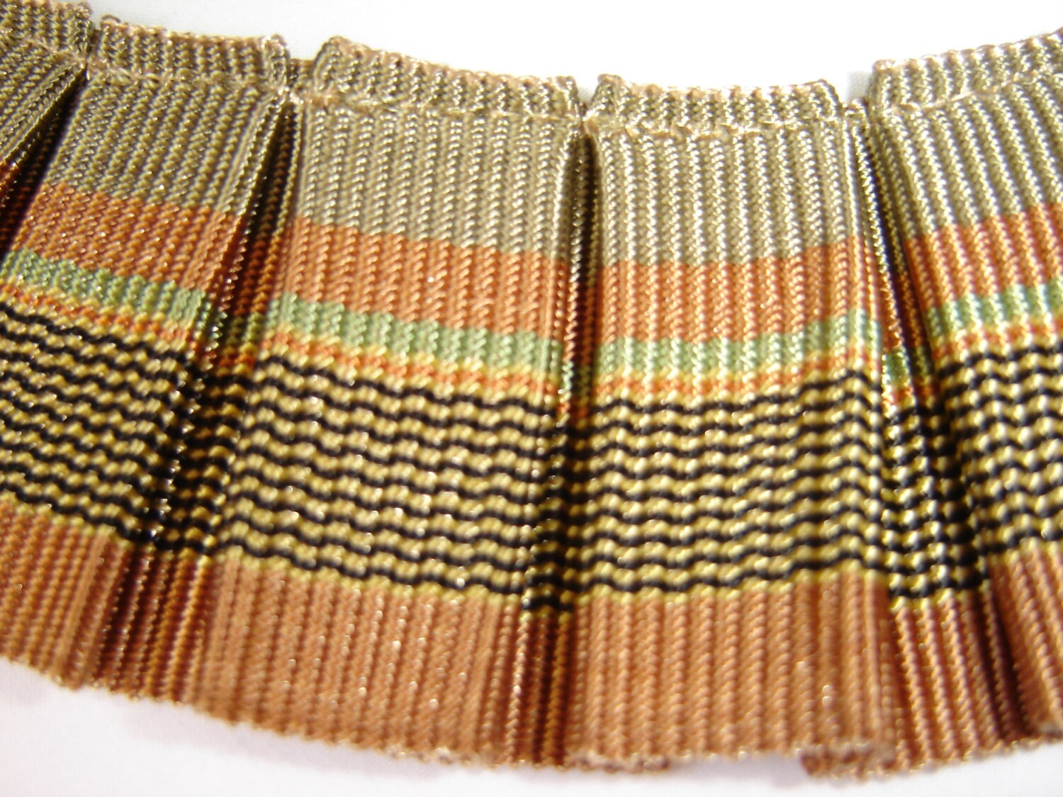 Pleated 2 Grosgrain Ribbon Trim 3 yard piece by EastCobbThreads