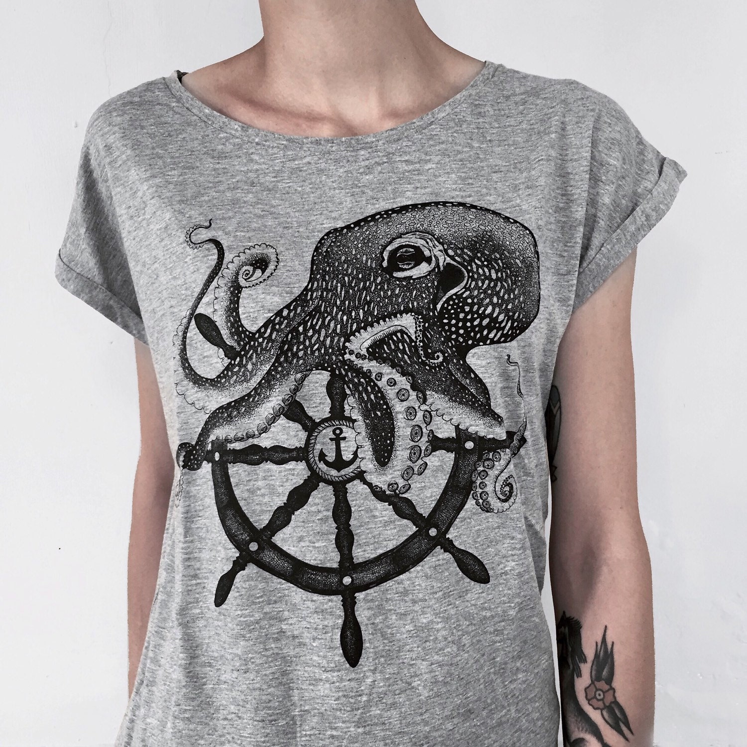 octopus womens shirt