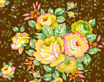 1 YARD Heather Bailey - Pop Garden - Rose Bouquet