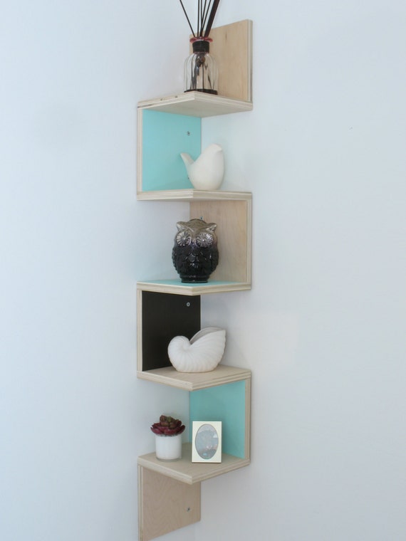 Corner Shelves by LowFiModern on Etsy