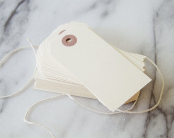 50 Manila Tags - Gift Tags - Labels - Hang Tags