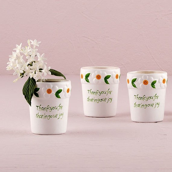 Wedding Favor Mini Flower Pot Favors Bridal Shower Favor