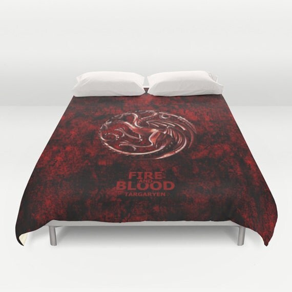 Items similar to Inspired by Game of Thrones Special edition Duvet Cover ,Queen and king duvet