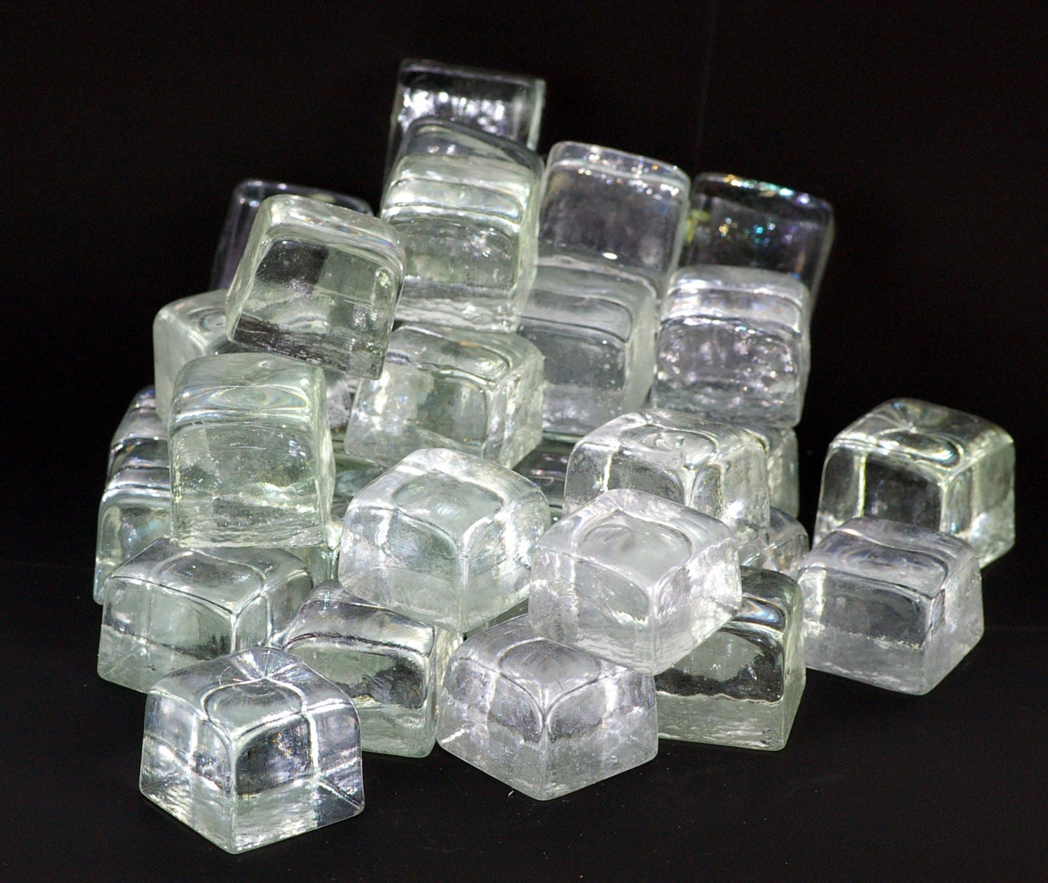 Artificial Glass Ice Cubes Wine and Beer by JasmineStoneDesigns