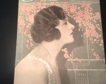 Vintage Rare "Saturday" Sheet Music, Lyrics by Sidney D. Mitchell