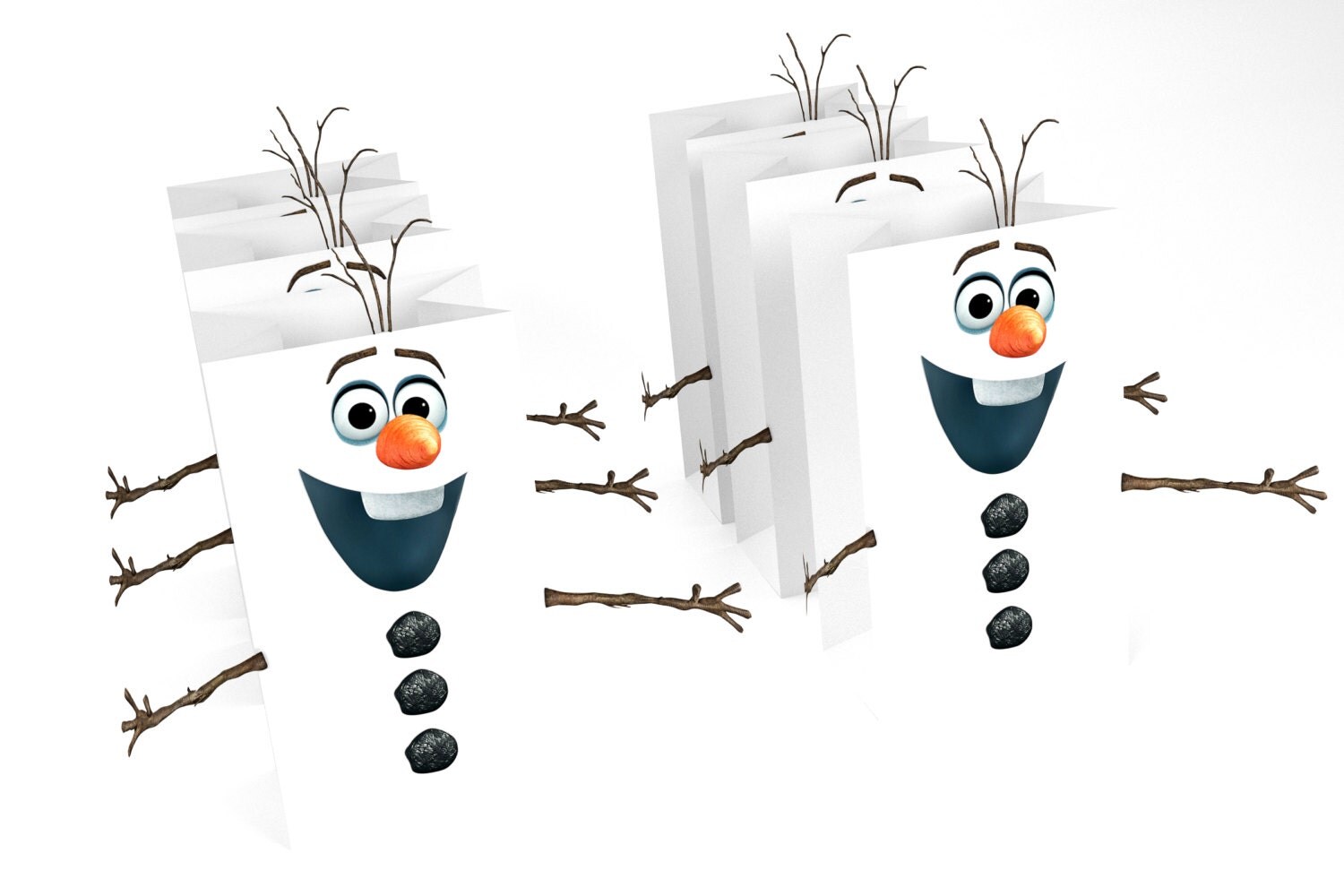 SALE 80 OFF Frozen's Olaf Party Favor Bags and by Partiez