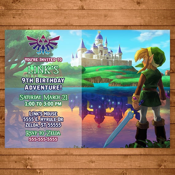 Carte Anniversaire Zelda A Imprimer