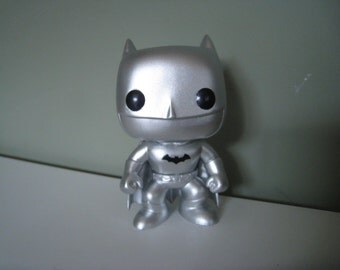 silver batman toy