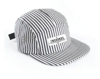 Pinstripe 5 Panel Hat