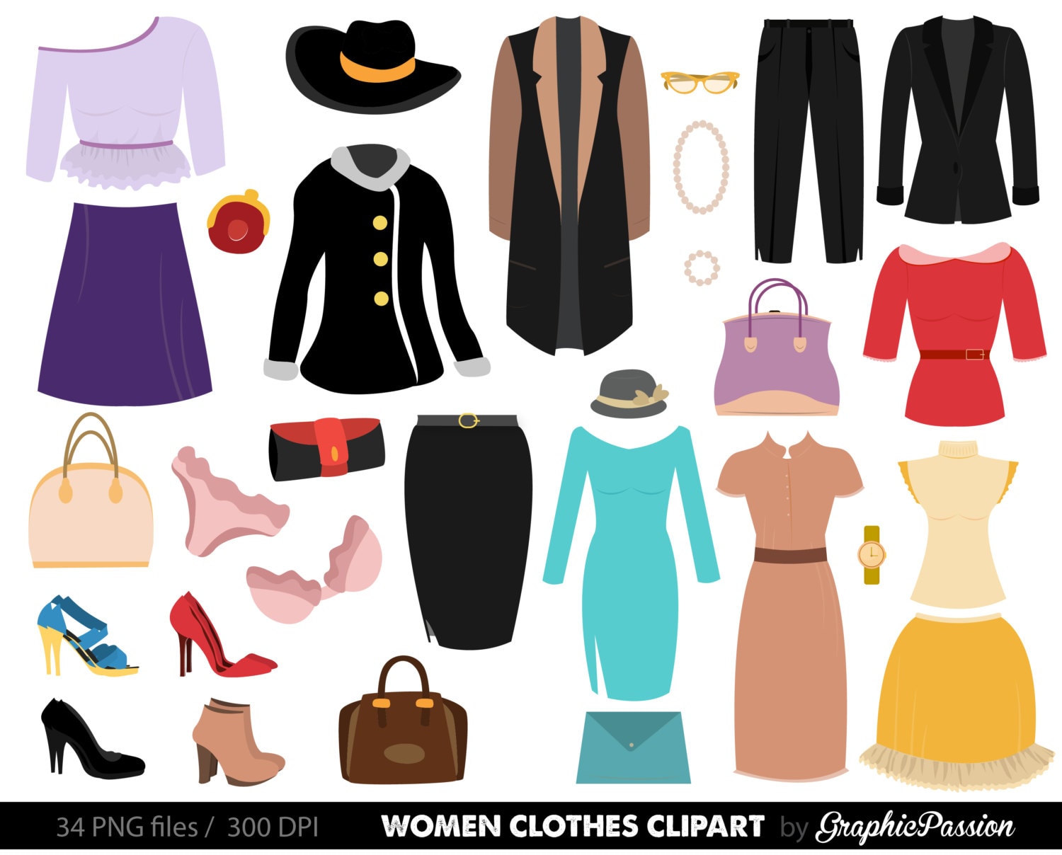 clipart women's clothing - photo #9