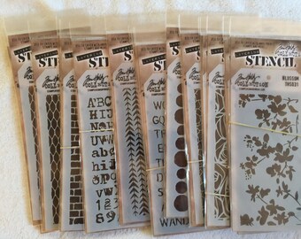 TH layering stencil collection assorted designs