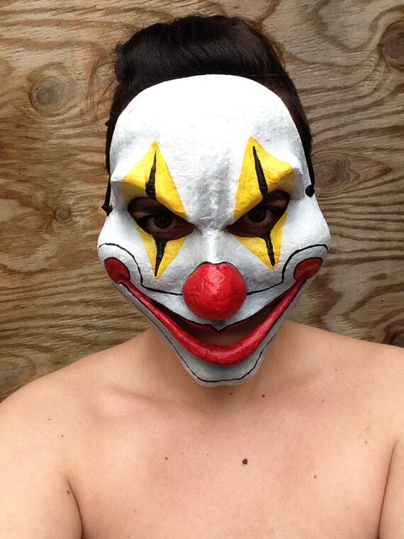 Scary Clown Mask Horror Carnival by MarysMonstrosities