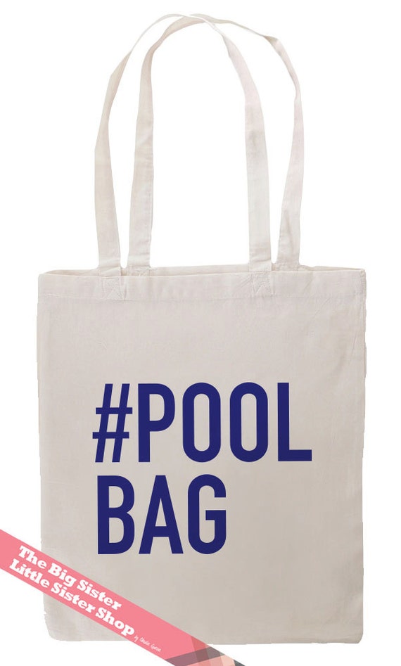 Hashtag Pool Bag/Tote Bag/Pool Tote Bag/Pool Bag/Summer