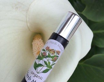 Organic Herb Mascara, 99% Food Grade, Vegan, Trending! Mini Black, Mica & Oxide Free, Gluten-Free, Nourishing, Strengthening, Trial Size