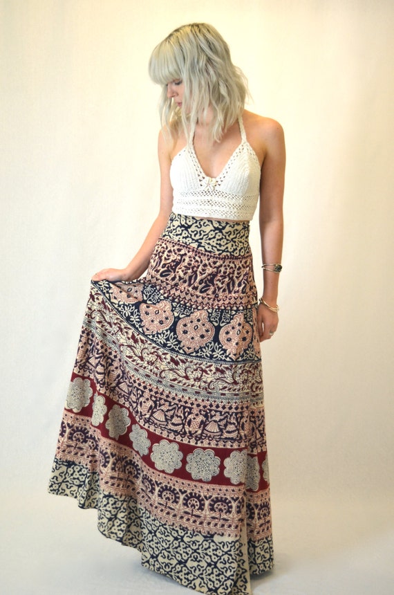 Beige hippie skirt Outlet