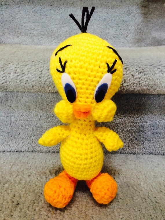 Crochet Tweety Bird by CrittersByJudy on Etsy