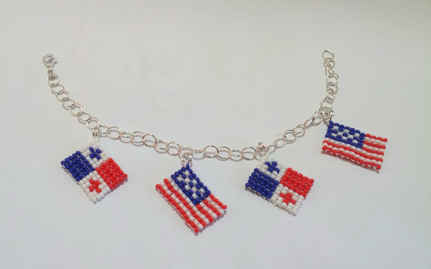 Flag charm bracelet Charm Bracelet Pride Bracelet Pride by