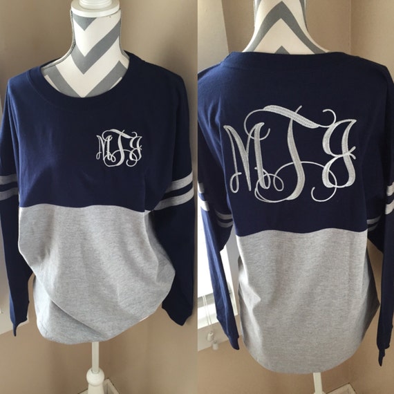 Spirit Jersey with front and back monogram