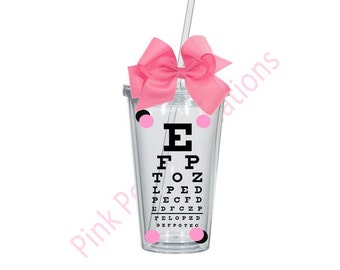 Optometrist Tumbler, Optometry, Optometrist Gift