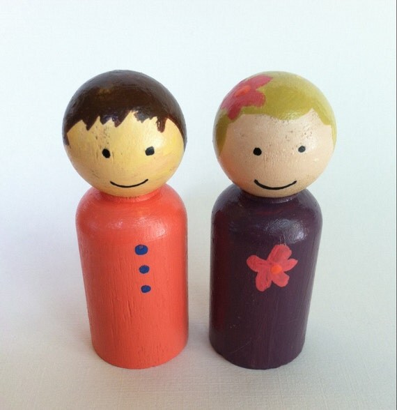 etsy wooden peg dolls