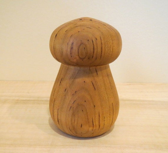 Mushroom Garlic Crusher Wood Garlic by SchoolhouseWoodcraft