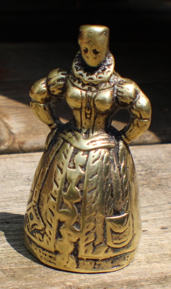 6 Polished Brass Victorian-Style Ship's Bell - Wall Mount, Pub, School, Door Bell