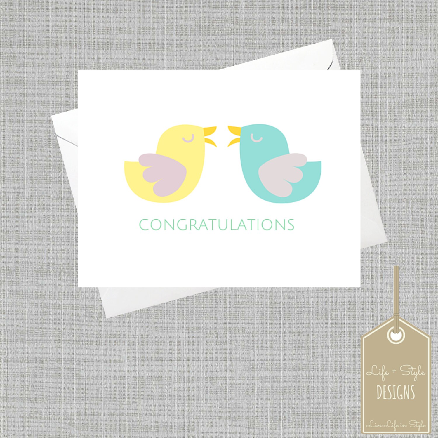 Cute Baby Card Baby Shower CardNew Baby CardGender