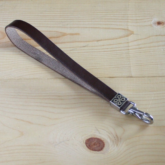 Handmade Leather Replacement Wristlet Strap Key Lanyard Clutch Purse ...