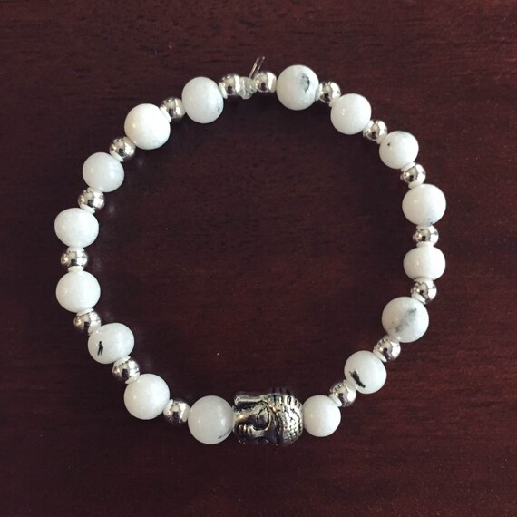 Malaysia Jade Buddha Bracelet by CharmingSpiritDesign on Etsy