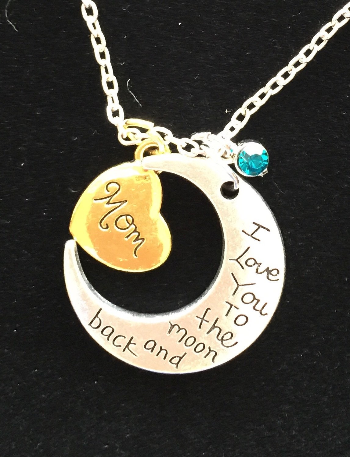 Mom I Love You To The Moon and Back by ClassyNChicBoutique on Etsy